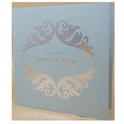 Royal Moonlight Silver Invitation with Silver Foil image