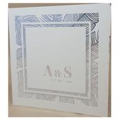Palm Tree Classic Candlelight Invitation with Silver Foil image