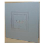 Square Moonlight Silver Invitation with Silver Foil image