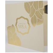 Floral Classic Candlelight Invitation with Gold Foil image