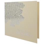 Oriental Majestic Candlelight Invitation with Silver Foil image