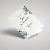 Wedding Ceremony Booklets | Santorini Flower