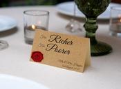 Wedding Day Favour Cards  | Kraft Wax Seal