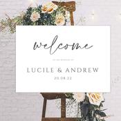 Wedding Welcome Sign