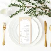 Wedding Menu Cards