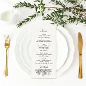 Wedding Menu Cards