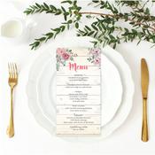 Wedding Menu Cards