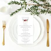 Wedding Menu Cards