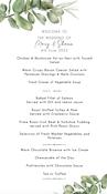 Wedding Menu Cards