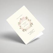 Wedding Ceremony Booklets | Soft Pink Rose