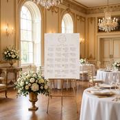 Wedding Table Plan - Gold Vine