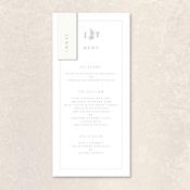 Individually Named Wedding Menus - Classic