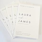 Wedding Ceremony Booklets | Boheme