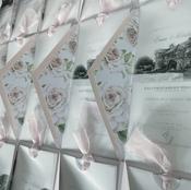 Wedding Envelope Liners | Pink Floral