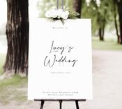 Wedding Welcome Sign - Featuring