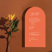 Arch Wedding Menus - Seville Suite