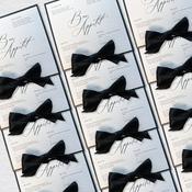 Bon Appetit square wedding menu