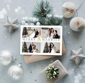 Wedding Thank You Cards | Merry &amp;amp; Married Christmas