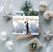 Wedding Thank You Cards | Married Christmas