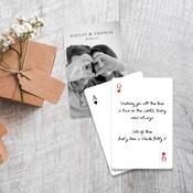 Wedding Day Favour Cards  | Playing Card Guest Book