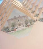 Wedding Envelope Liners | Venue Watercolour Illustration