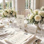 Wedding Table Names - Elegant Manor