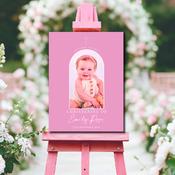 Christening Welcome Sign - Arch