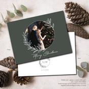 Wedding Thank You Cards | White wreath