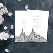 Wedding Ceremony Booklets | Church Illustration