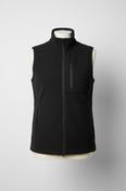 Men’s Parkside Medium Black Fleece Vest Sleeveless Full Zip SKU 6934 L33 W22 image