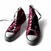 Red and white Converse trainers #Converse #Trainers size 4 men’s size 6 women’s sku 6981