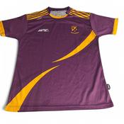 Purple and yellow Roscommon GAA jersey #GAA #MayoGAA in sz L sku 6848 image
