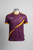 Purple and yellow Roscommon GAA jersey #GAA #MayoGAA in sz L sku 6848