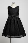 Black velvet dress with lace trim and a bow detail, featuring a zipper closure and a belt. #velvetdress #lacedetail size s/M  L 34 W 14.5 SKU 7020