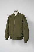 Mens Womens The crack Army Green Canvas Bomber Flight Jacket, Size  XL  SKU 6917