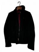 Men’s  small Black Zara Harrington jacket with red lining jacket collar to hem 27 pit to pit 19 sku 7079 image