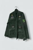 " Unisex Ayios Navy Green Street wear Jacket Made In Greece With Unique Distressed Look L32 W22 in L/XL SKU 6915" image