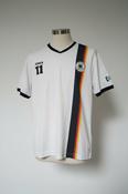 Germany 2002 World Cup Jogi Löw white and black retro football shirt #retrofootball