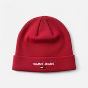 Red Tommy Hilfiger beanie hat sku 6822