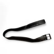 Genuine Vintage Retro Circle Studded Leather Belt -  buckle women’s M:L 32 inches image