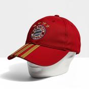 FC Bayern Munich embroidered logo red and gold cap #MunichFootball FC Bayern Munchen Germany Hat Cap Strap Back Red Soccer Adidas Football Futbol sku 6790