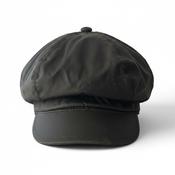 SEEBERGER black Faux Leather Insulated With Adjustable Strap #sku 6816