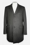 Grey Only &amp; Sons wool blend overcoat #wintercoats in XL collar 39  pit to pit 24 7062 image