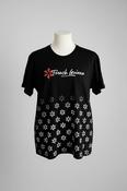 Black Art of Fight graphic t-shirt with French Guiana design #MMA collar to hem 31 pit to pit 23 sku 7057 image