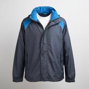 Vintage 90s windbreaker Black and blue waterproof rain jacket #rainydays sku 6867