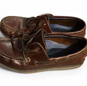 BLUE HARBOUR MEN'S BROWN LEATHER LACE UP LOAFER SHOES SIZE UK 9 EU 43/44VGC SKU 6745
