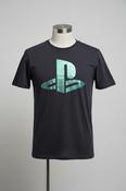 Vintage y2k black playstation tshirt image