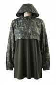 Mens Under Armour Sportstyle hooded Green Camouflage Anorak Jacket 1/2 Zip in L image
