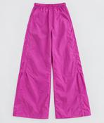 Vtg 80s 90s Sunice Women Iridescent Purple Nylon Shell Wind Pant Pockets Ski Snowboard Size S W 30 L 29 elactic pull string  SKU 5296 image