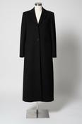 Statements Black pinstripe light soft coat with a touch of elegance #wintercoats L 45 W20 SKU 6907